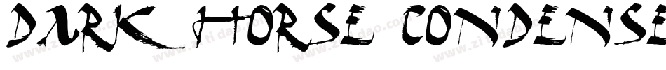 Dark Horse Condensed字体转换